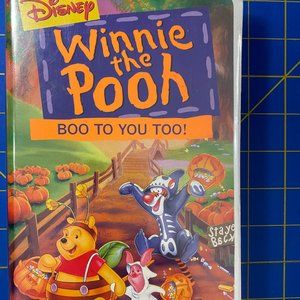 Disney Winnie The Pooh Boo To You Too! VHS